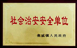 社会治安安全单位
